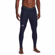 Under Armour 스탠다드 히트기어 레깅스 미드나잇 네이비 410블랙 L Tall, X-Large Tall, Large
