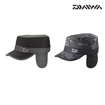 다이와 레인맥스 워크캡 낚시모자 귀마개모자 DC-35009W, 블랙 킹