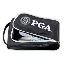 PGA 골프신발주머니 슈즈백 골프화가방 골프선물, 블랙