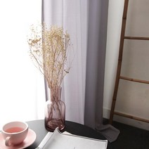 [메종텍스타일] 먼지없는 투톤 블리치 커튼 80x230cm 나비주름형