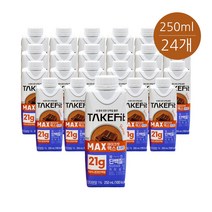 남양 테이크핏 맥스 초코맛 250ml 단백질 음료 보충제, 테이크핏 맥스 초코 250ml x 12개.SE