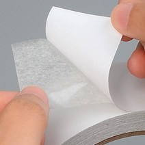 투명 양면테이프 문구 공업 학교 사무용 접착 강력 얇은 종이 양면 테이프, 폭, 18mm