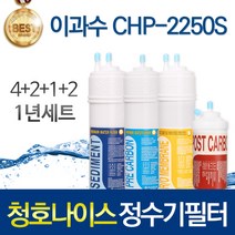 청호나이스 CHP-2250S 고품질 정수기 필터 호환 1년관리세트, 선택01_1년관리세트(4+2+1+2=9개)