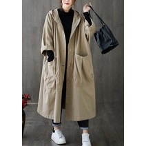 야상 점퍼 바람막이 후드롱코트 빅사이즈 오버핏