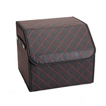 제내시스EQ900 신형밸로스터 K3 쿠페 더뉴레이 2020에스엠7 차량 가죽 세차툴백 베누스토 트렁크수납함, 레드라인