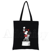 스케치북 미술 화구 가방 mafalda 90s cartoon harajuku custom tote bag shopping, p