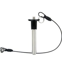 고정핀 스냅핀 R핀 로프와 SUS304 스테인레스 스틸 퀵 릴리스 볼 잠금 핀 공장 판매 대형 재고 보유105078, L 30mm, VCN011(with rope), D 10mm