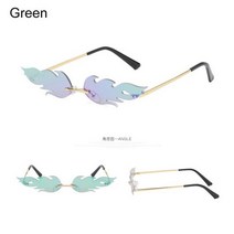 틴트 썬글라스 편광 1PC 패션 무테 선글라스 여자 남자 다이아몬드 모양 진정한 필름 태양 안경 UV400 동향 빈티지 Streetwear 좁은 안경110230