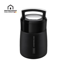 에스테반호프 죽통 1000ml 블랙보온보냉도시락나들이국통소풍캠핑, 단품, 상세페이지 참조