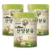 위드맘 산양 분유 2단계, 750g, 3개