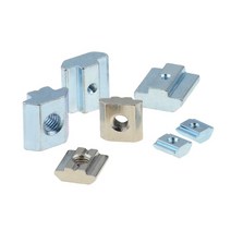 m3 m4 m5 m6 m8 m10 t 블록 스퀘어 너트 t-트랙 슬라이딩 해머 너트 패스너 알루미늄 프로파일 2020 3030 4040 4545, 40 시리즈 - m3, 50개