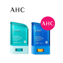 1+1 2023년 최신제조 내추럴 퍼펙션 더블쉴드 선스틱AHC 선스틱 856775, AHC 최신제조 제품, (초록) 22g+22g 2개