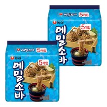 농심 메밀소바 127g X 10봉