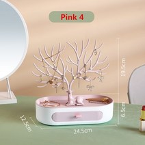 진열대 정리 수납 우리는 Antlers 나무 산호 보석 귀걸이 목걸이 반지 팔찌 쥬얼리 케이스 및 디스플레이 스탠드 트레이 트리 스토리지 선물, [15] O