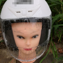 조군컴파니 오토바이 오픈페이스헬멧 필름 코팅 발수 방수 안개 비 시야확보 김서림방지, 투명필름