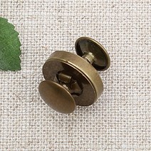 짱패브릭 (4개) 리벳 가시메 자석단추 14mm 18mm / 4color, 14mm-엔틱