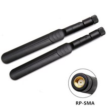 uhd안테나 지상파 안테나 위성안테나 2pcs wifi 2.4g 5.8g 듀얼 밴드 옴니 5g 라우터 rp sma 남성 커넥터 8dbi wi-fi 무선 신호 부스터, 검은색