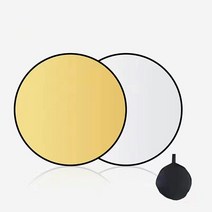 2종류포함 반사판 사진조명 야외촬영 30CM 60CM 80CM 110CM, 골드+실버