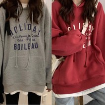 용순언니 bebedi 여성용 홀리스 이니셜 후드티 2P