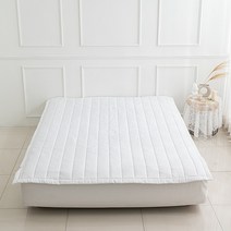 알러지케어 논슬립 고정밴드 올데이굿슬립 사계절 누빔 매트리스 침대패드 카페트 슈퍼싱글/퀸, 베이지