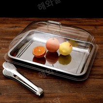 롤케이크보관뚜껑 빵덮개 투명 플라스틱 아크릴 트레이 먼지 커버