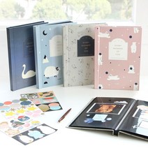 포토북 사진 아기성장앨범 초음파앨범 접착식 코니테일 기록, 램