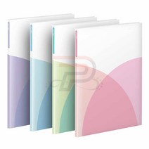 파샵 A4포켓 클리어화일40매 부동산계약서화일 부동산계약서파일 보험파일, 연두(401144)
