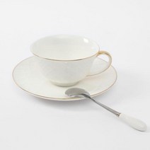 [리뷰 이벤트!!] 맑은티 다이아 순백 커피잔 받침 티스푼 세트 230ml, 상품선택