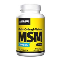 자로우포뮬러스 MSM 식이유황 1000mg 120타블렛 메틸설포닐메탄 jarrow, 200캡슐 x 1개