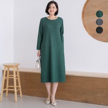 김여사 루디넬 엠보 원피스 엄마옷/마담옷/중년여성/40대/50대