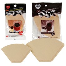 하니 연한 커피색 여과지 거름종이 필터 2종 4852ea, 쿠팡49샵 2호 소형 40매