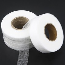 접착제 심지 부직포 다림질 봉재수선 양면테이프 안감원단고정 패치워크 가용성 DIY퀼팅 바짓단줄이기 앰프 인터페이스 흰색 면화 중간꿰매고 바느질 라이닝 블랙1.5cm