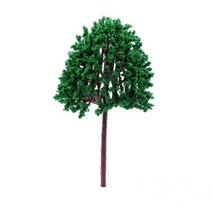 10 개/갑 다크 그린 모델 나무 기차 공원 철도 레이아웃 Wargame 풍경 장면 디오라마 장난감 3CM-5CM, 5cm 10pcs