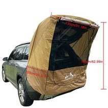 QM6차박텐트 new Truck tent 태양 보호소 suv auto canopy 휴대용 야영자 트레일러 옥상 car awning 야외 피크닉 캠핑 2021, 1-어번