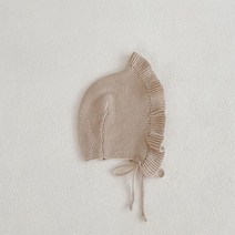 신생아옷 아기옷 아기 니트 러플 민소매 롬퍼 모자 코튼 스웨터 점프수트 가을