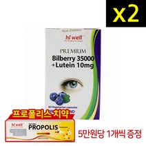 하이웰 빌베리 35000 루테인 10mg 60캡슐 2개, 1개