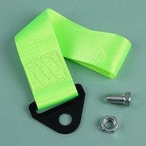 자동차 후크 견인 고리 차 견인장치 1pc 바 드리프트 랠리 비상 도구 스트랩 범용 나일론 레이싱 카 로프 스트랩, 초록