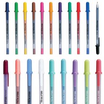 사쿠라 겔리롤 파인 0.6mm 볼펜 중성펜 젤잉크, 퍼플 (24)