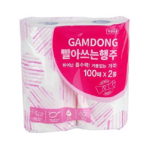 오너클랜 (SM)빨아쓰는 행주 100매입 2롤 (472315)