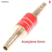 아크용접기 논가스 용접기 아세틸렌 액화 가스 프로판 및 산소 연료 체크 밸브 안전 1PC 파이프 플래시백 어레스터, 2.B