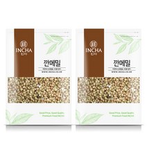 인차 국내산 깐메밀 메밀 모밀, 2개, 500g, 2개