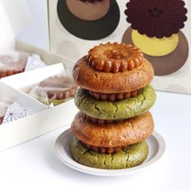 희소당 약과쿠키 4입 혼합세트 / 앙녹차 바닐라빈크림 / 디저트 간식 선물용, 440g, 1개