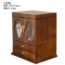 원목 악세사리 보관함 귀 목 걸이 대용량 반지 엔틱 보석함