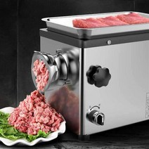 민서기 고기 다지기 햄버거패티 소시지 육가공 기계, 고급형-반강철 모델 1100W