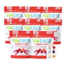 야미얼스 유기농 막대사탕 87g+밀크츄 3개 무료증정, 망고+포도+블루베리+딸기+석류 혼합맛x8개