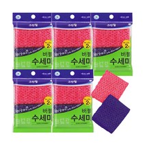 크린랩 버블수세미 2매입 5개, 2개입