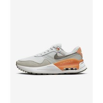 국내매장용 나이키 에어맥스 시스템 여성 신발 화이트/오렌지 DM9538-102 런닝화 운동화 스니커즈 슈즈