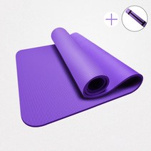 CAICHEN 친환경 실내 미끄럼 방지 요가 매트, 딥퍼플 요가 매트