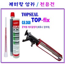 전용케미칼 건용 2액형 케미칼 앙카 360ml 전용건 TOP-fix 초강력 접착제, 전용건 X 1개