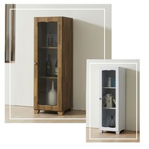 [] [이케아] DETOLF 데톨프 유리장식장/진열장/수납장/피규어/유리장/양주/인테리어, 화이트